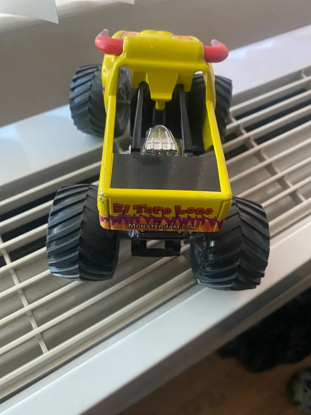 El Toro Loco Yellow Monster Truck Toy - Kids Vehicles